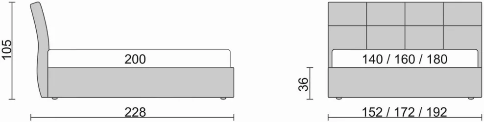 Кровать Visconti Бежевый_68193