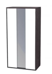 Шкаф навесной со стеклом Куб К04 Белый софт Дуб ирландский