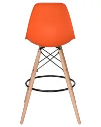 Стул барный DOBRIN DSW BAR Оранжевый O-02