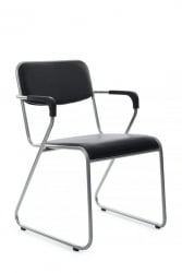 Кресло Nix Plus RCH OMKL-03 Черный/Металл окрашенный Хром