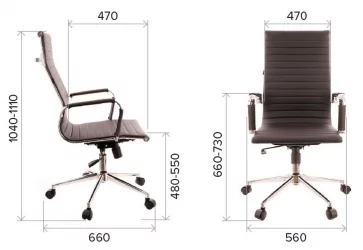 Кресло руководителя Everprof Rio T Экокожа Бежевый