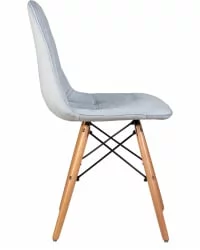 Стул обеденный DOBRIN BENNET Пудрово-голубой велюр HLR-15