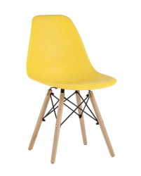 Стул Eames Style DSW желтый (разборный каркас)