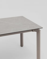 Стол обеденный Varden раскладной 180-240*90 см керамика темно-серый