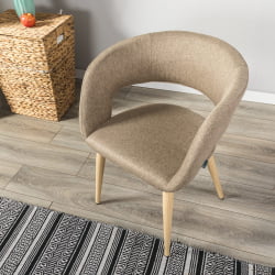 Кресло Hugs beige/нат.дуб