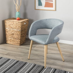 Кресло Hugs св.сер/нат.дуб