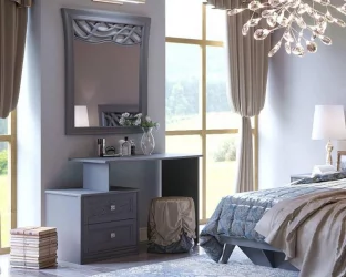 Столик туалетный Джулия ЛД 695.050.000 Оникс серый