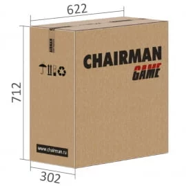 Геймерское кресло CХАИРМАН ДРАЙВ (ГАМЕ) 9 Новое (НЕВ) Черный-оранжевый / CHAIRMAN (GAME) (NEW)