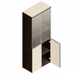 Шкаф для документов с тонированным стеклом Р.Ш-2СТ Венге