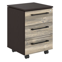 Тумба подкатная MMC-3D Дуб Базель/Венге Магия