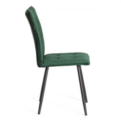 Металлический стул Bari LT, велюр, Deep Forest (изумруд), 41х55х89 см