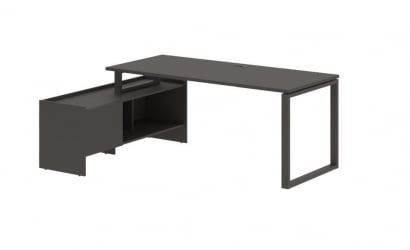 Стол с тумбой EDIS EQCT 19814 Мокко