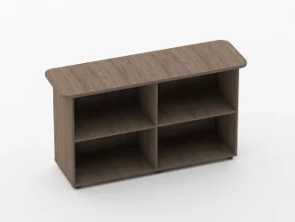 Тумба приставная к двум столам Glassy 3.18.14 Дуб Верцаска