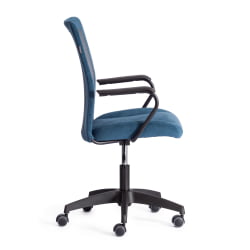 Компьютерное кресло STAFF флок/ткань, синий/серый, 32/W-12