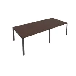 Переговорный стол (2 столешницы) Metal System Б.ПРГ-2.3 Венге/Антрацит
