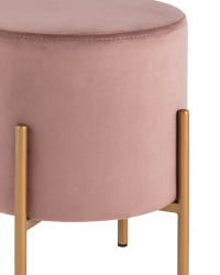 Пуф Кейси велюр Пыльно-розовый