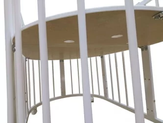 Люлька для новорожденных Merry Happy Mini матовая Белая (3 в 1)