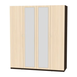 Шкаф распашный R-198х180х60-1-TR-M(Венге-ДМ)