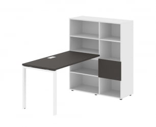 Рабочая станция EDIS EURST 1113 Мокко Белый Белый