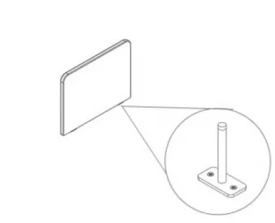 Акустический торцевой экран RAND Acoustic XASP 850 Bravo Blue