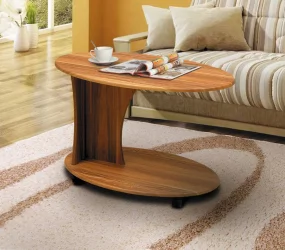 Стол журнальный №10 Вишня Оксфорд (матовый)