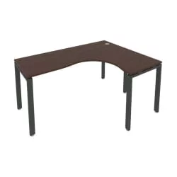 Стол письменный METAL SYSTEM Б.СА-4 Пр Венге/Антрацит