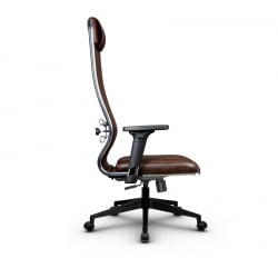 Кресло руководителя Metta L 1m 40M/2D Комплект 8 Темно-коричневое