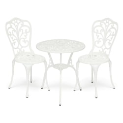 Комплект Secret De Maison Romance (стол +2 стула) алюминиевый сплав, D60/H67, 53х41х89см, butter white