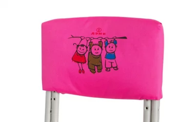 Чехол для стула Замша Розовая