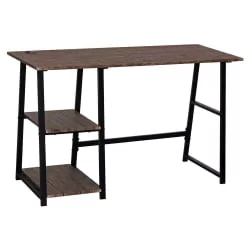 Стол на металлокаркасе BRABIX LOFT CD-006 Мореный дуб