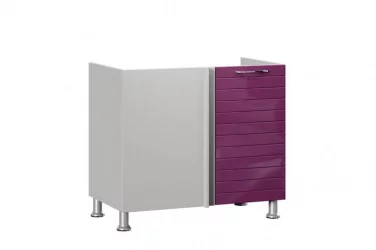 Тумба кухонная угловая 1000 Анастасия ЛД 021.062.000 Ежевика