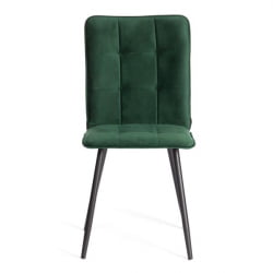 Металлический стул Bari LT, велюр, Deep Forest (изумруд), 41х55х89 см