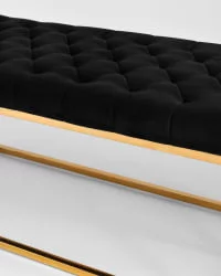 Банкетка ИНСИГНИЯ велюр Черный