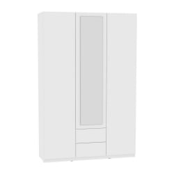 Шкаф распашный R-198х135х45-2-PO-M(Белый)