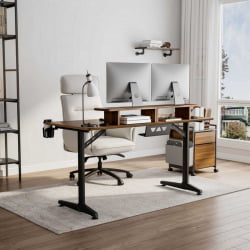 Компьютерный стол EUREKA GIP 60 Walnut