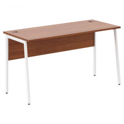 Компьютерный стол IMAGO Plus СП-3P Орех французский Белый