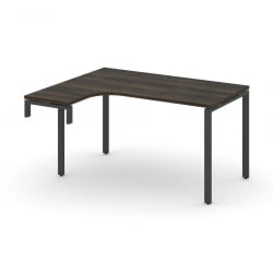 Стол-надставка на опорную тумбу (левый) CONCEPT CN.OSAN-002(L) Дуб Мали Антрацит