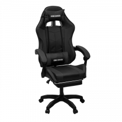 Геймерское кресло 1209-1 KINGQUEEN, цвет черный, 1209-1-black-mass