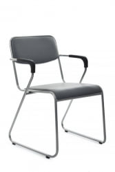 Кресло Nix Plus RCH OMKL-03 Серый/Металл окрашенный Хром