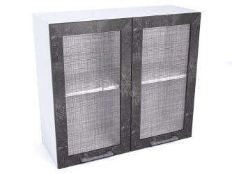 Шкаф ШСТ-80, Дублин (800*320*720) Камень темный, 21646 