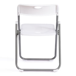 Стул FOLDER (mod. 3017H) каркас: металл, сиденье/спинка: пластик, 49 x 46.5 x 73.5 см, white (белый) / grey (серый)