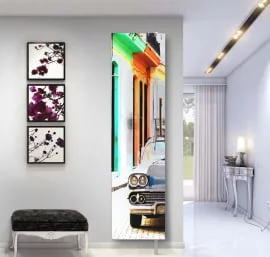 Шкаф Драйв Шелф Арт (левый) Беленый дуб