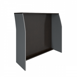 Стойка прямая 1200 Riva А.РС-2 Венге/Металлик