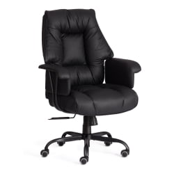 Кресло руководителя BROOKLYN кожзам, черный