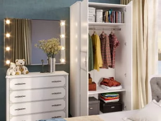 Комплект мебели для детской Элис №1 Белый