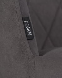 Стул обеденный DOBRIN ROBY велюр Catania Chocolate