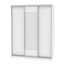 Шкаф-купе B-230х180х60-3(Белый-D9D10D9)