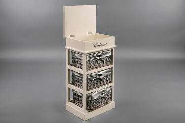 Тумба дизайнерская Secret De Maison OUVERTURE 3 ( mod. 4336 ) Слоновая кость