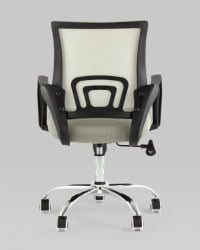 Кресло офисное TopChairs Simple New серый спинка сетка