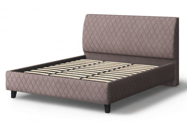 Кровать Хилтон, 2000 x 1800 мм, кофе
